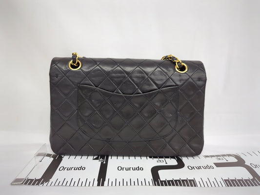 CHANEL Lambskin Double Flap 25 No. 2 Shoulder Bag