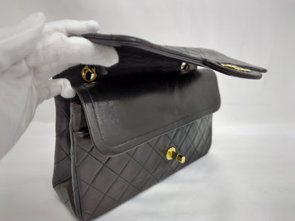CHANEL Lambskin Double Flap 25 No. 2 Shoulder Bag