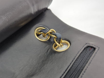 CHANEL Lambskin Double Flap 25 No. 8 Shoulder Bag