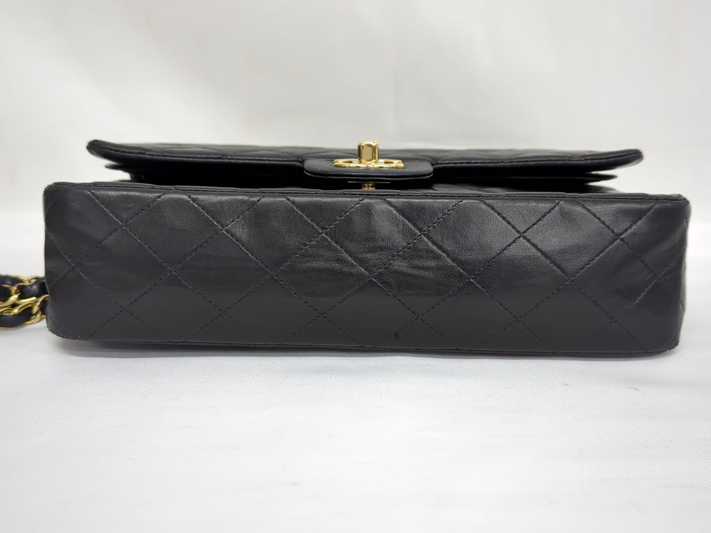 CHANEL Lambskin Double Flap 25 No. 8 Shoulder Bag