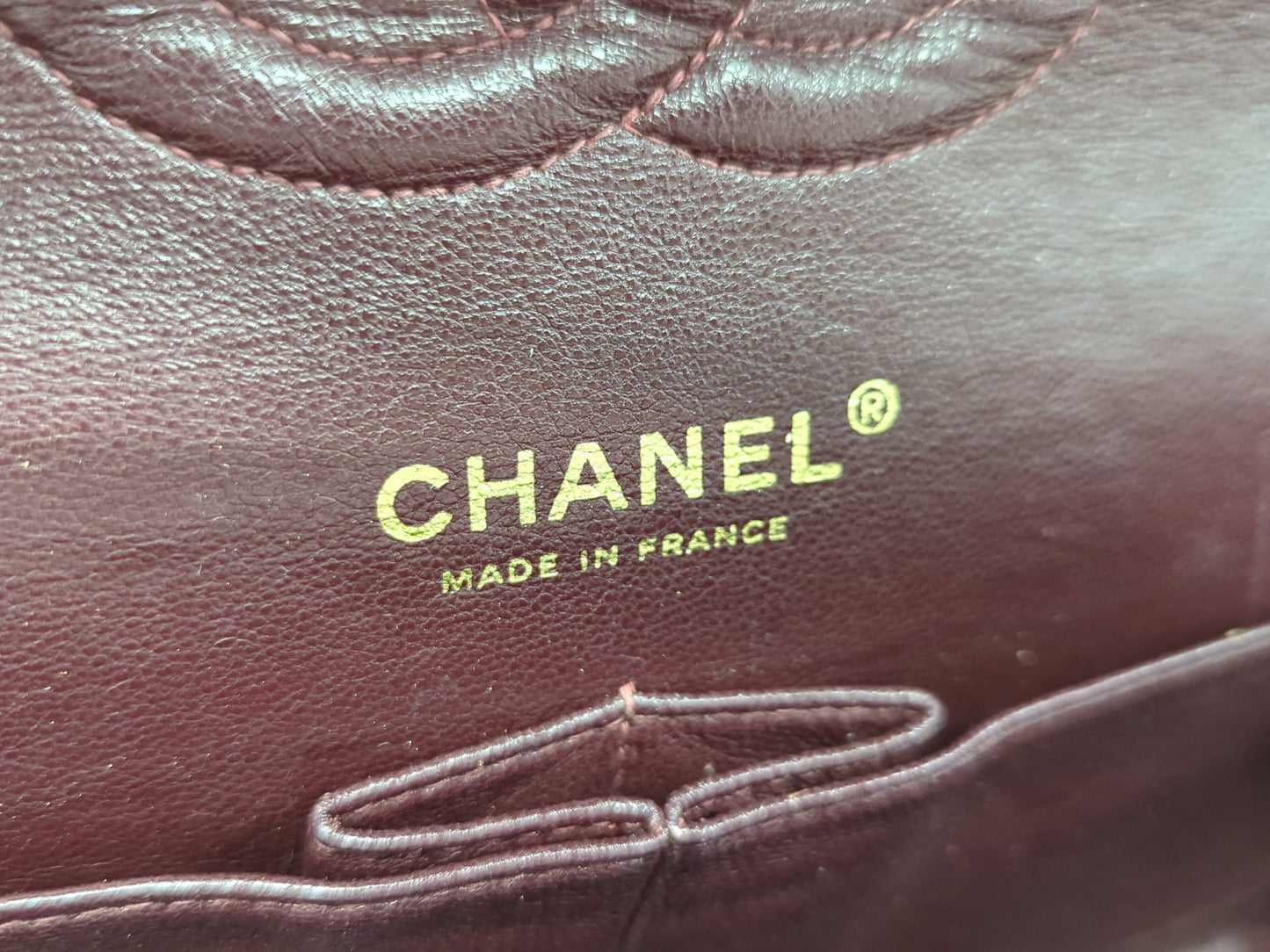 CHANEL Lambskin Double Flap 25 No. 8 Shoulder Bag