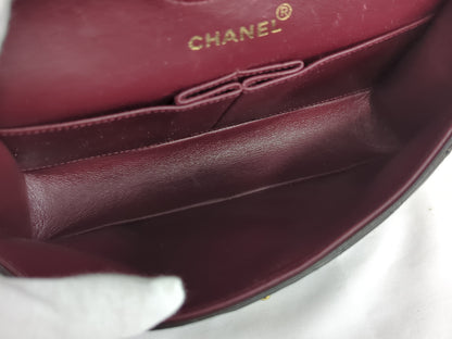 CHANEL Lambskin Double Flap 23 No. 3 Shoulder Bag