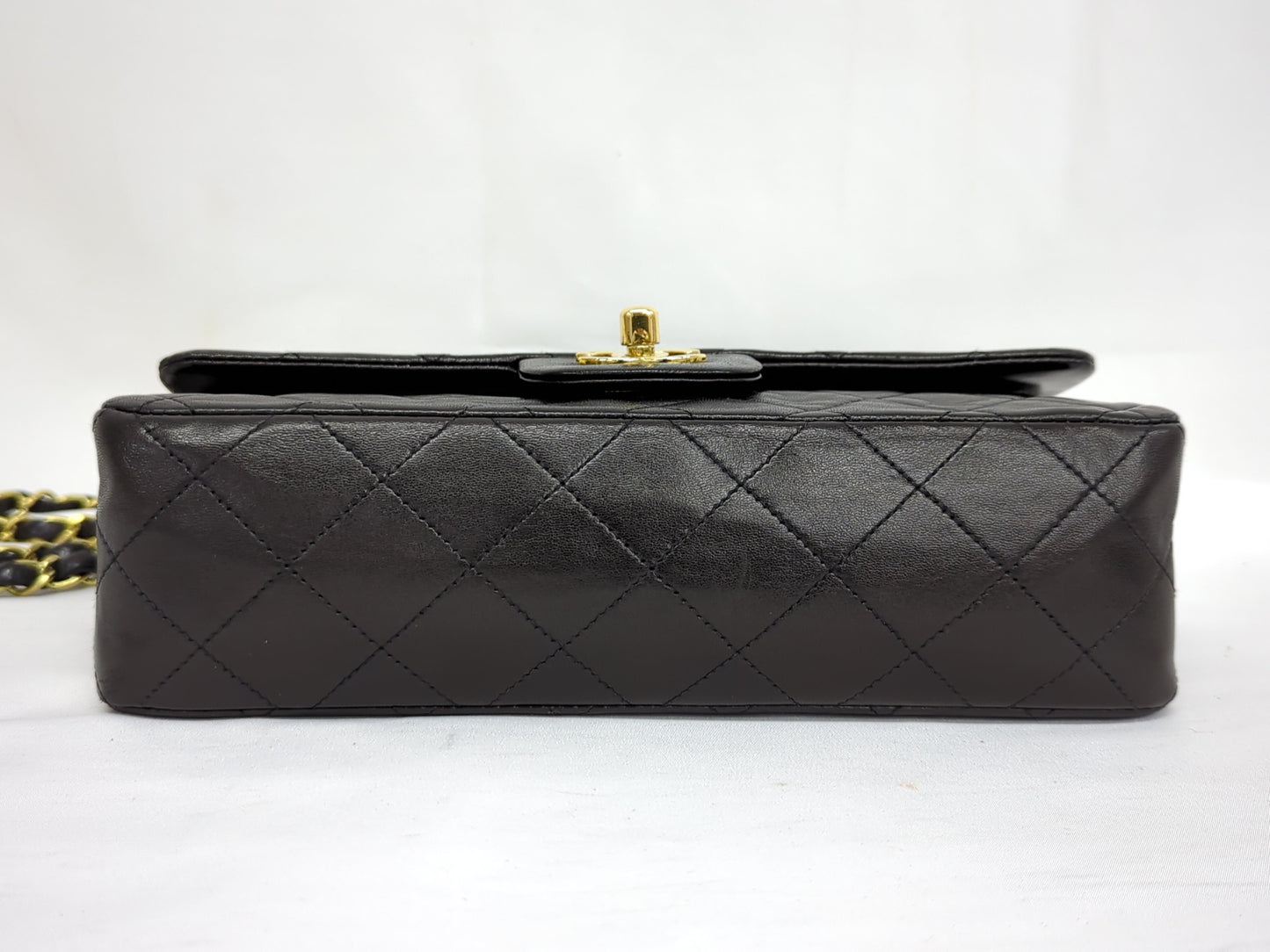 CHANEL Lambskin Double Flap 23 No. 3 Shoulder Bag