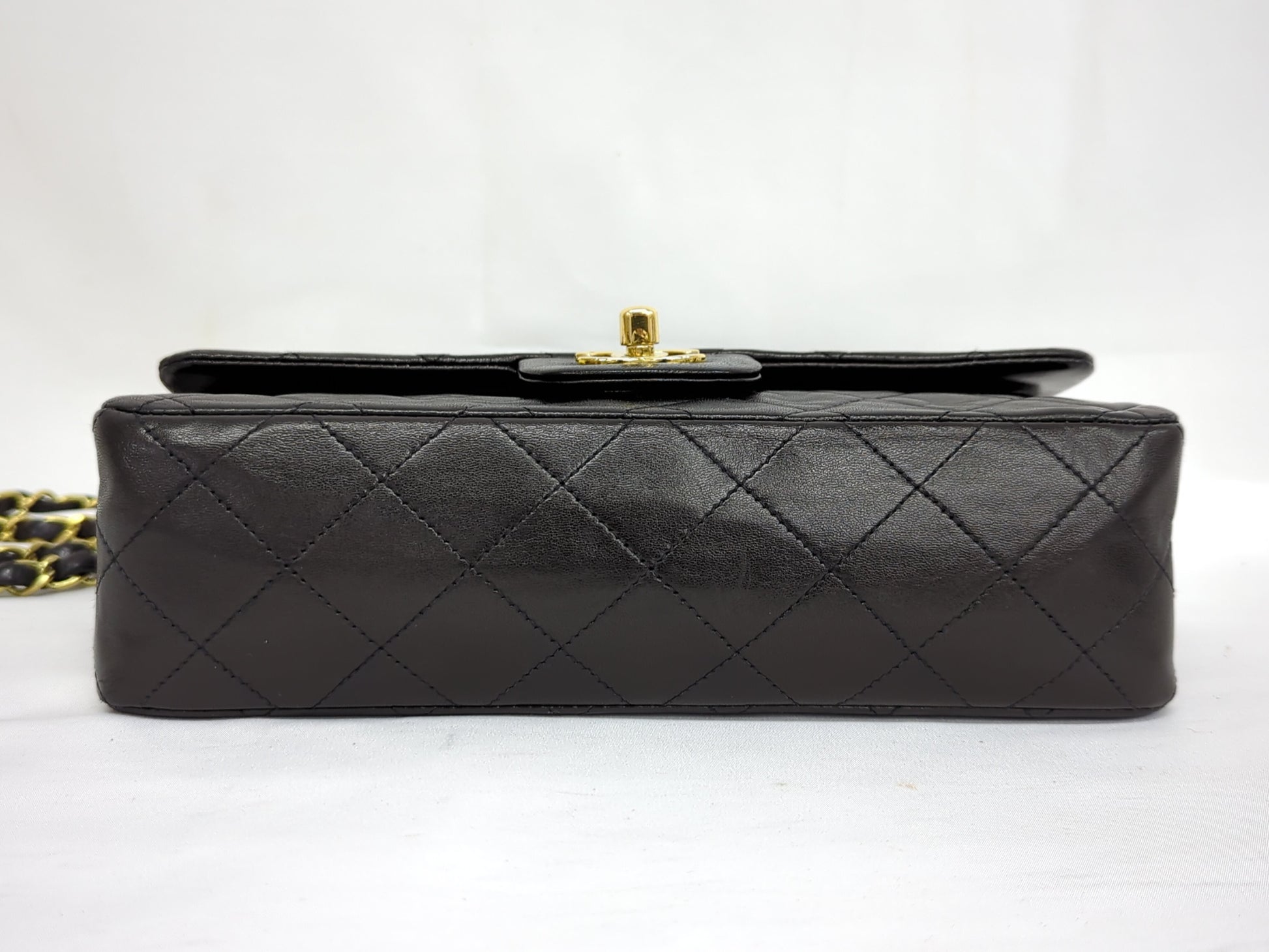 CHANEL Lambskin Double Flap 23 No. 3 Shoulder Bag