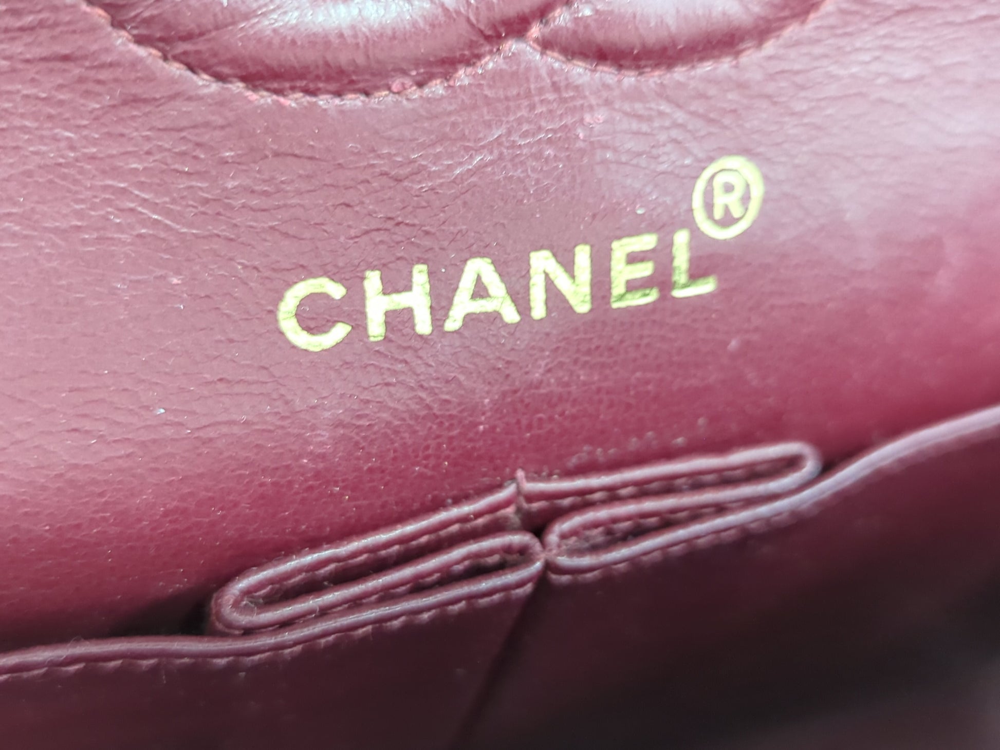 CHANEL Lambskin Double Flap 23 No. 3 Shoulder Bag