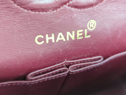 CHANEL Lambskin Double Flap 23 No. 3 Shoulder Bag
