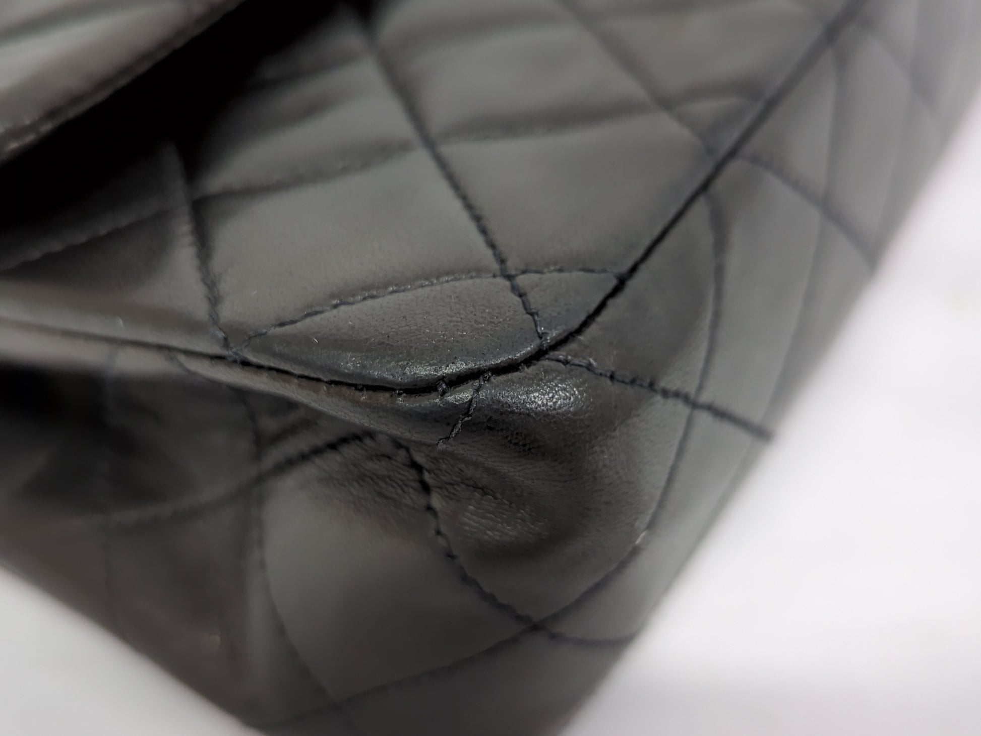 CHANEL Lambskin Double Flap 23 No. 3 Shoulder Bag