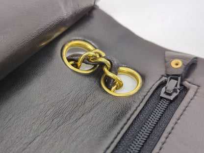 CHANEL Lambskin Double Flap 23 No. 3 Shoulder Bag
