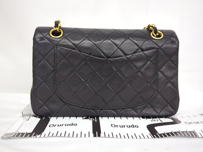 CHANEL Lambskin Double Flap 23 No. 1 Shoulder Bag