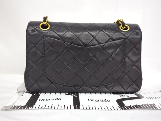 CHANEL Lambskin Double Flap 23 No. 1 Shoulder Bag