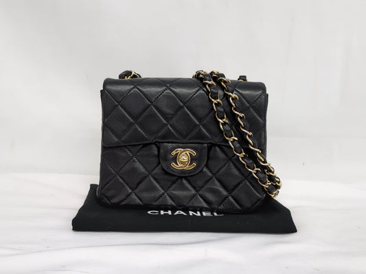 CHANEL Lambskin Mini Matelasse 18 Shoulder Bag, No. 7