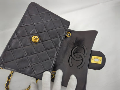 CHANEL Lambskin Mini Matelasse 18 No. 1 Shoulder Bag