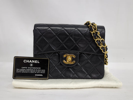 CHANEL Lambskin Mini Matelasse 18 No. 1 Shoulder Bag