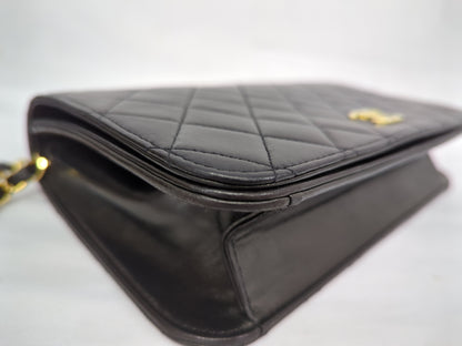 CHANEL Lambskin Push Lock Chain Shoulder Bag, No. 2