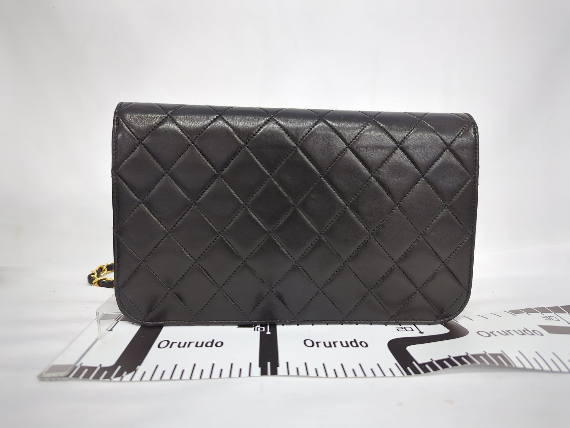CHANEL Lambskin Push Lock Chain Shoulder Bag, No. 2