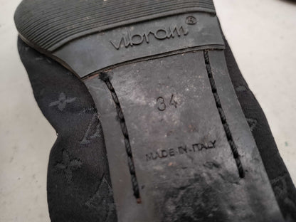 LOUIS VUITTON Monogram Denim LV Sandals A 3-Piece Mules