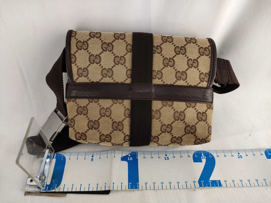 GUCCI GG Canvas Shoulder Bag