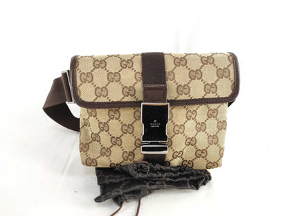 GUCCI GG Canvas Shoulder Bag