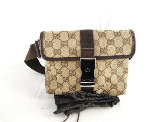 GUCCI GG Canvas Shoulder Bag