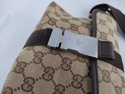 GUCCI GG Canvas Shoulder Bag