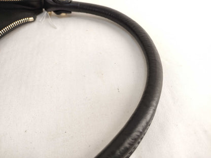 GUCCI One-Shoulder Black Leather Shoulder Bag
