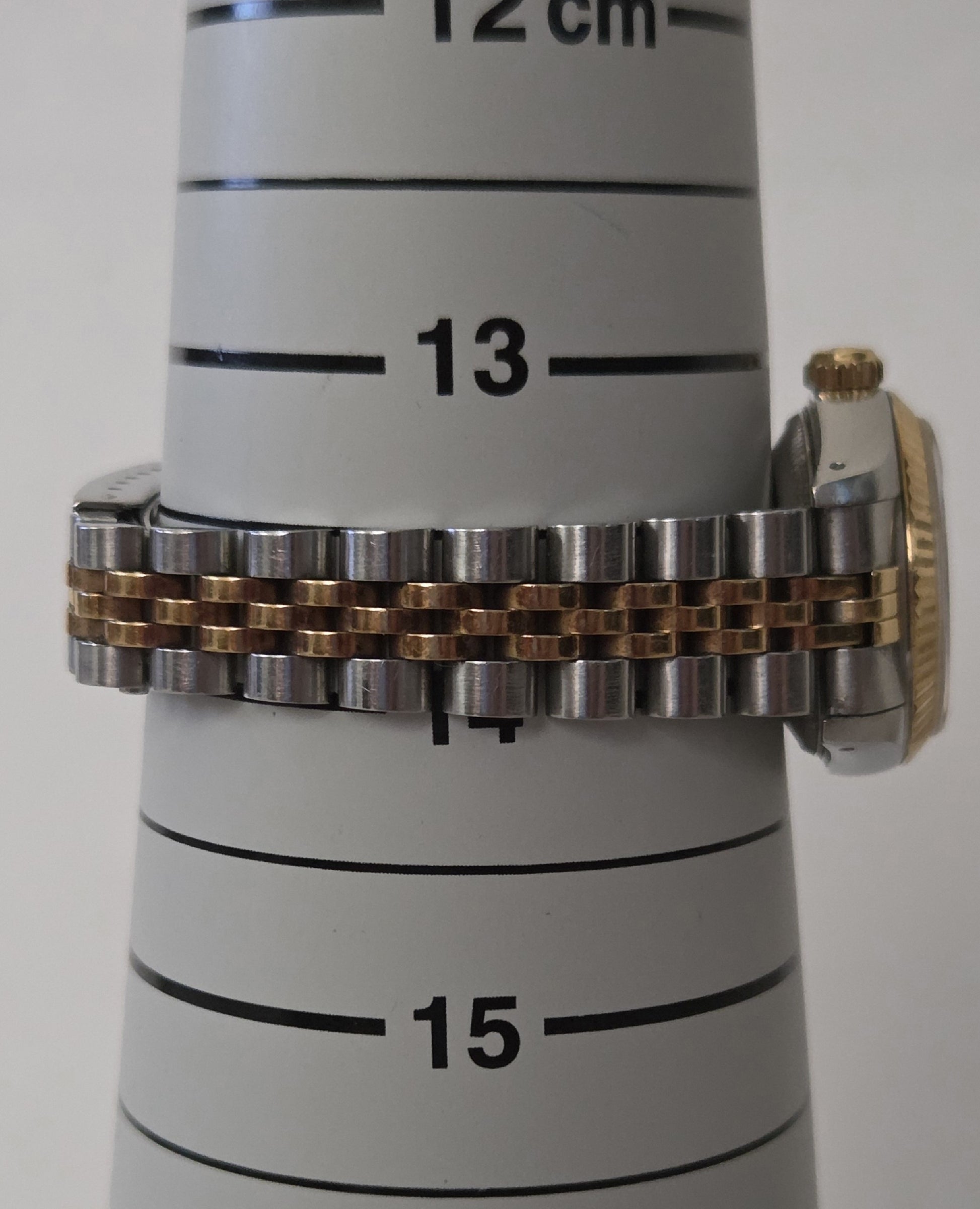 ROLEX 69173G 9569736 Houndstooth Women's Watch