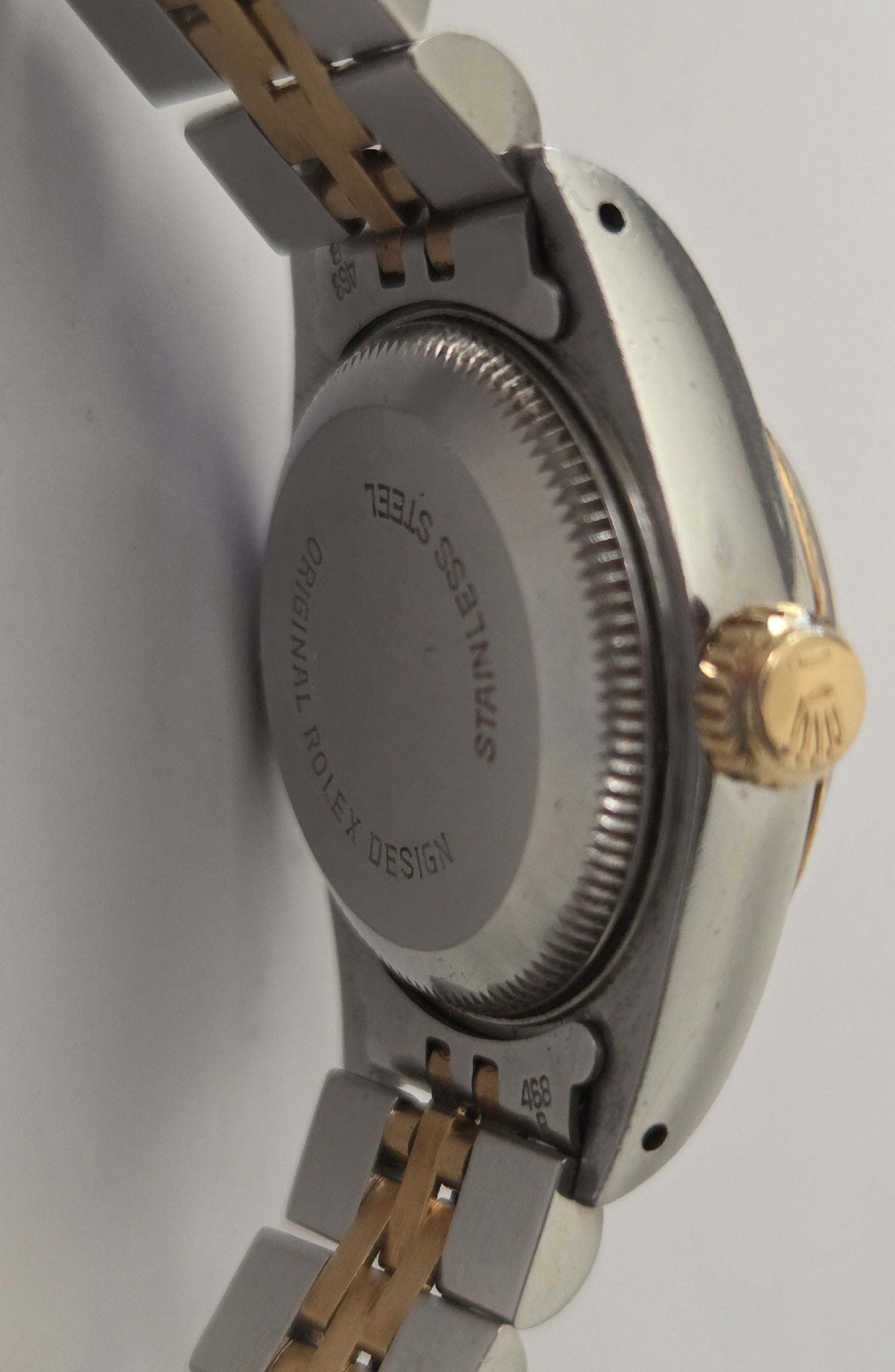 ROLEX 69173G 9569736 Houndstooth Women's Watch