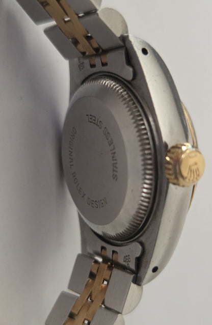 ROLEX 69173G 9569736 Houndstooth Women's Watch