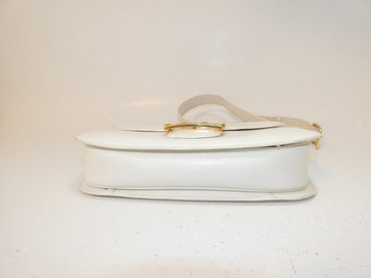 CELINE Leather GP Hardware Shoulder Bag