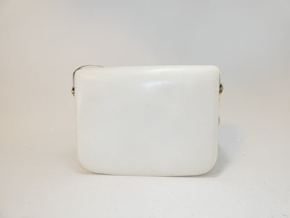 CELINE Leather GP Hardware Shoulder Bag