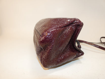 GIVENCHY Leather Bordeaux Shoulder Bag
