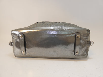 COACH 2-way Punched Glitter Silver Hand Shoulder Bag