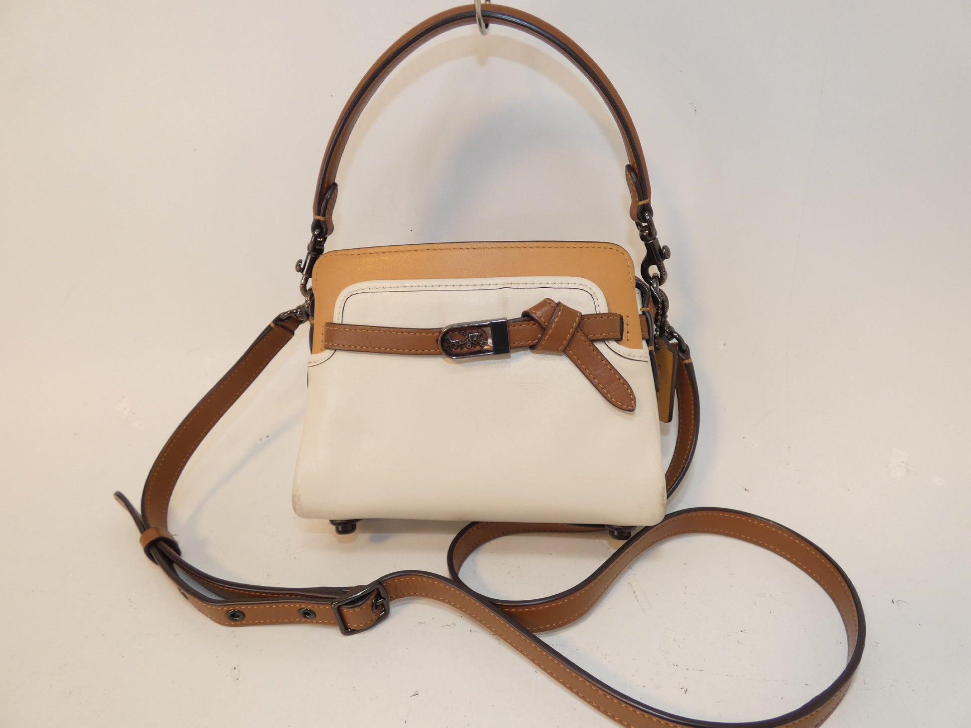 COACH 2-way Mini Leather Belt Hand Shoulder Bag