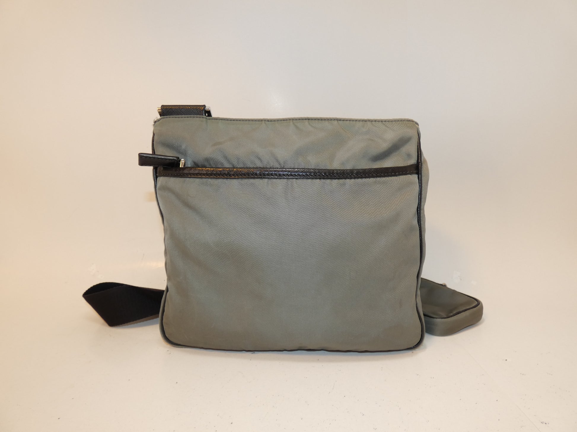 PRADA Saffiano nylon shoulder bag with mini pouch