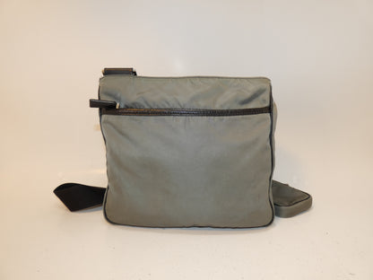 PRADA Saffiano nylon shoulder bag with mini pouch