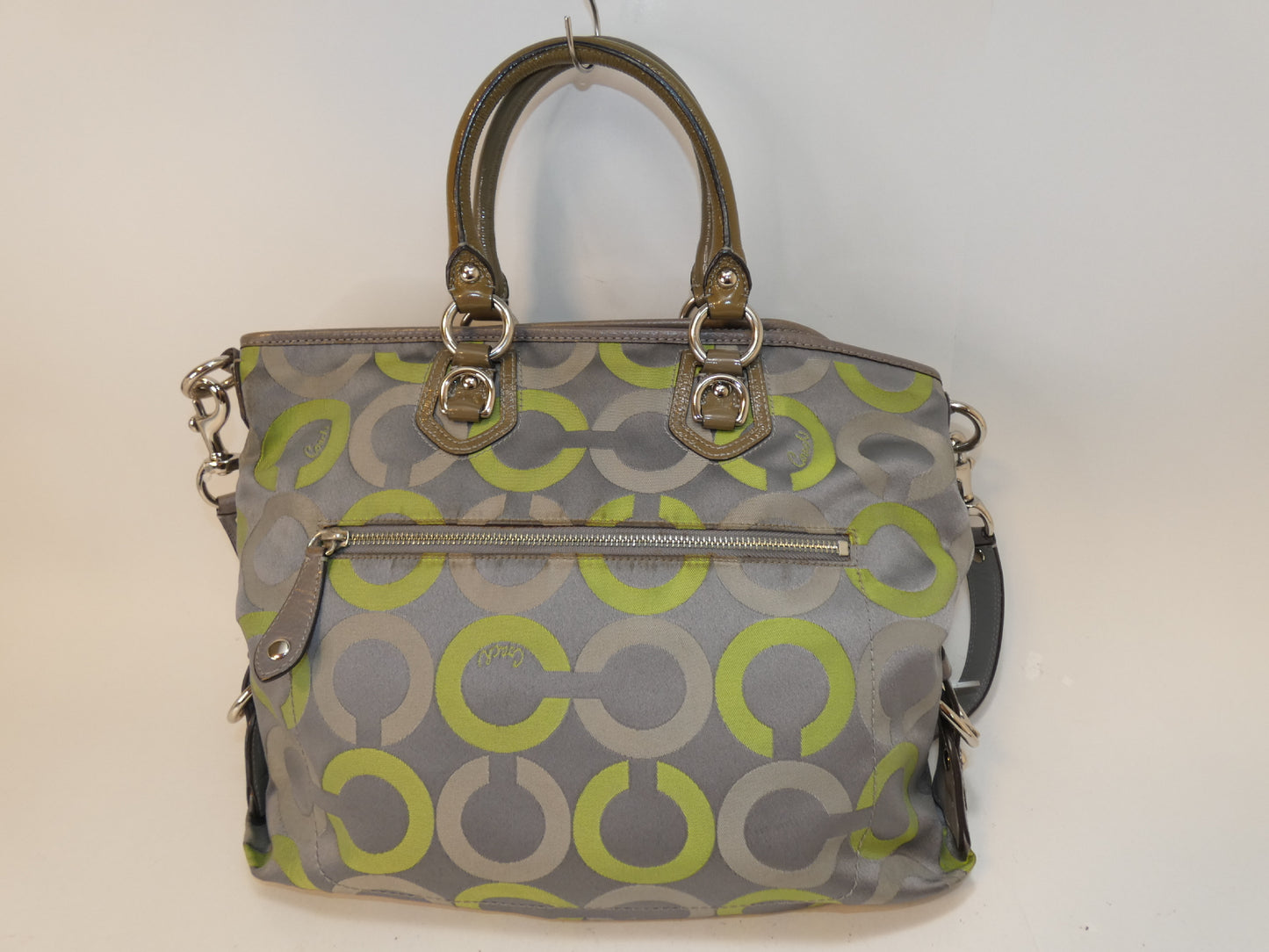 COACH 2-way Signature Hand Shoulder Bag