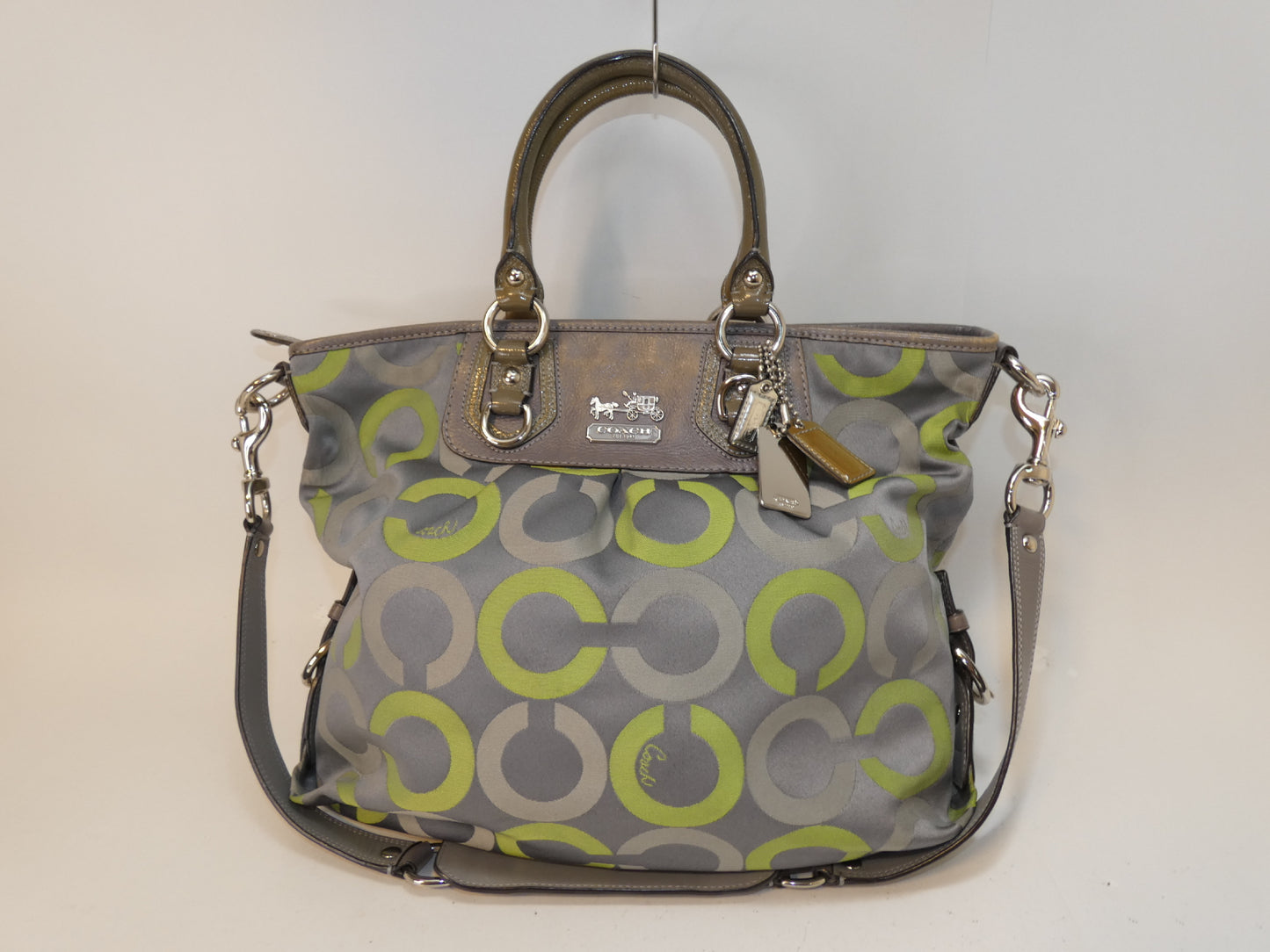 COACH 2-way Signature Hand Shoulder Bag