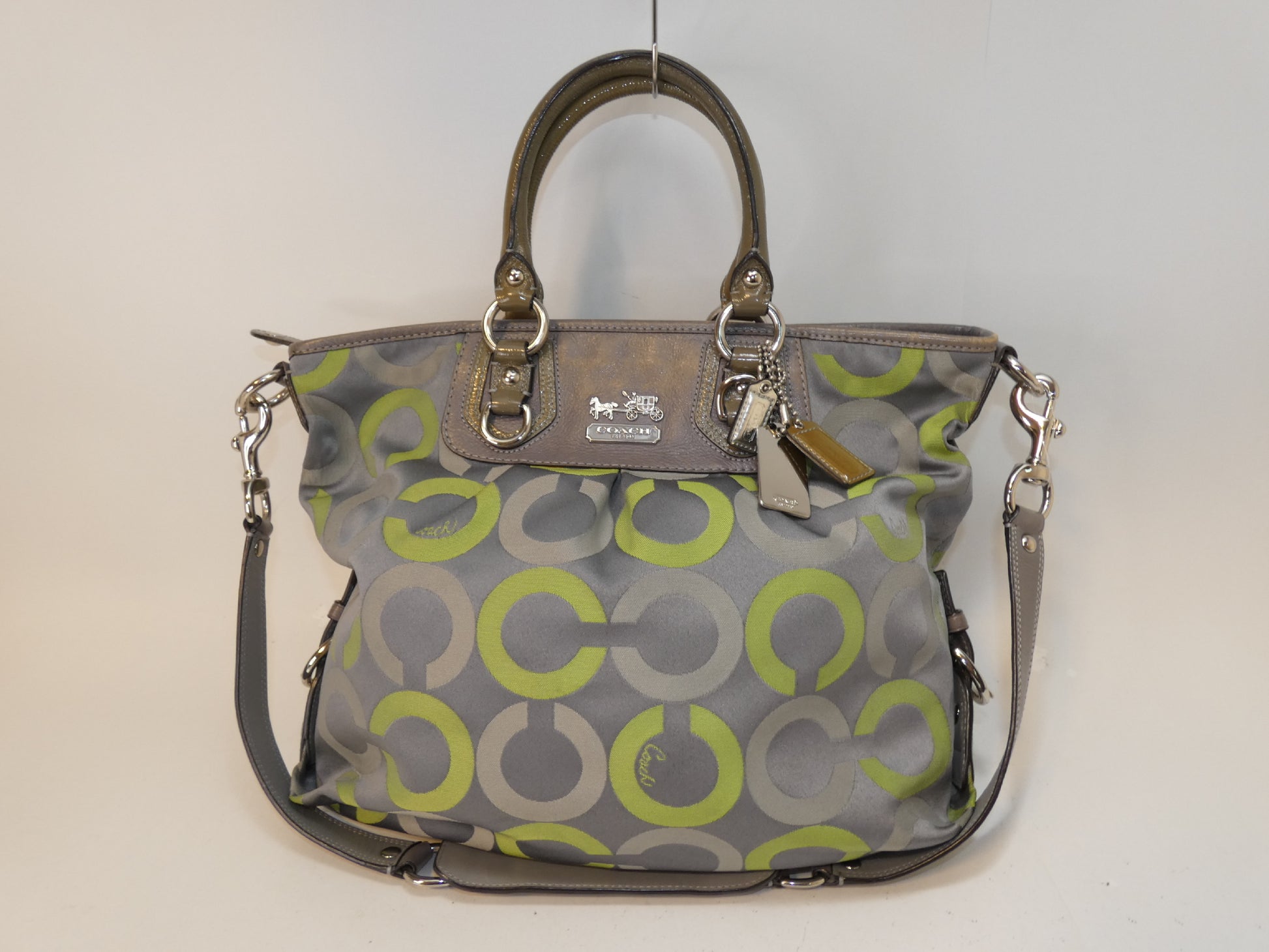 COACH 2-way Signature Hand Shoulder Bag
