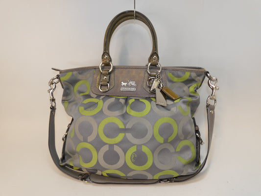 COACH 2-way Signature Hand Shoulder Bag