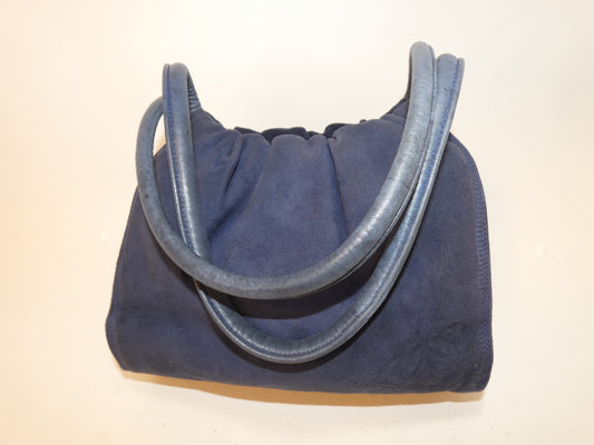 LOEWE Anagram Suede Shoulder Bag