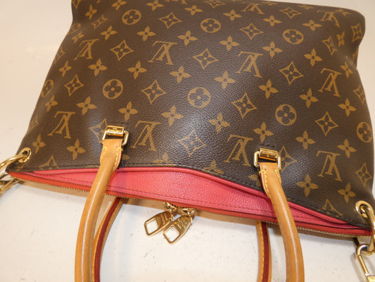LOUIS VUITTON 2-way Pallas Monogram Hand Shoulder Bag
