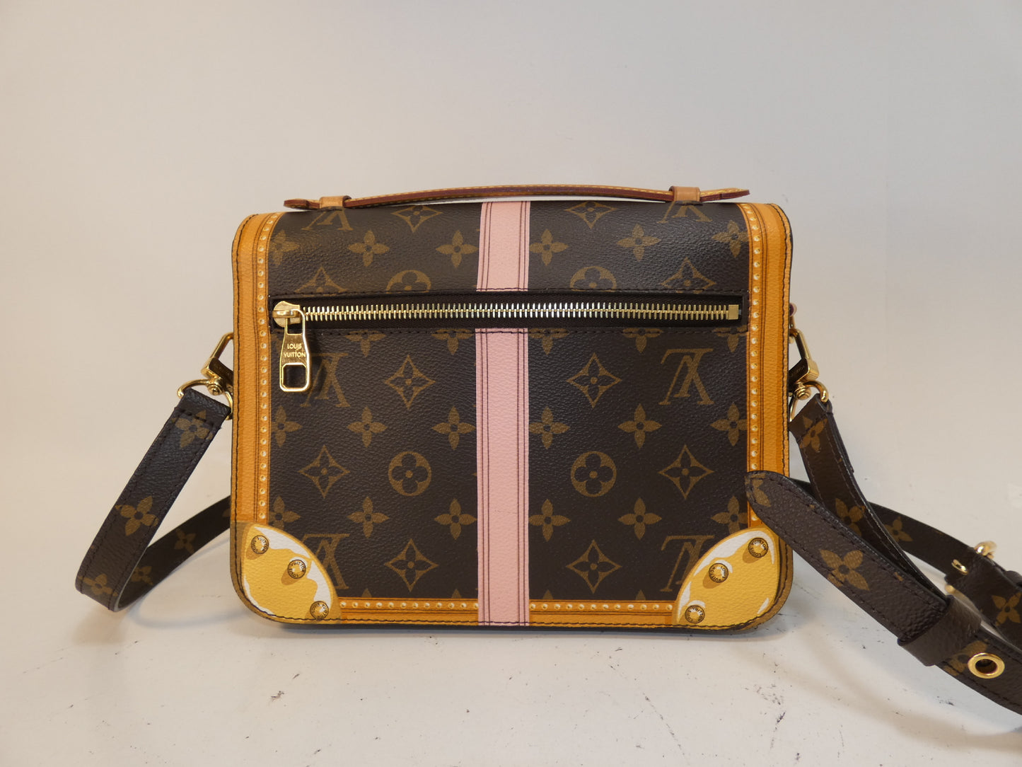 LOUIS VUITTON 2-way Summer Trunk Monogram Hand Shoulder Bag