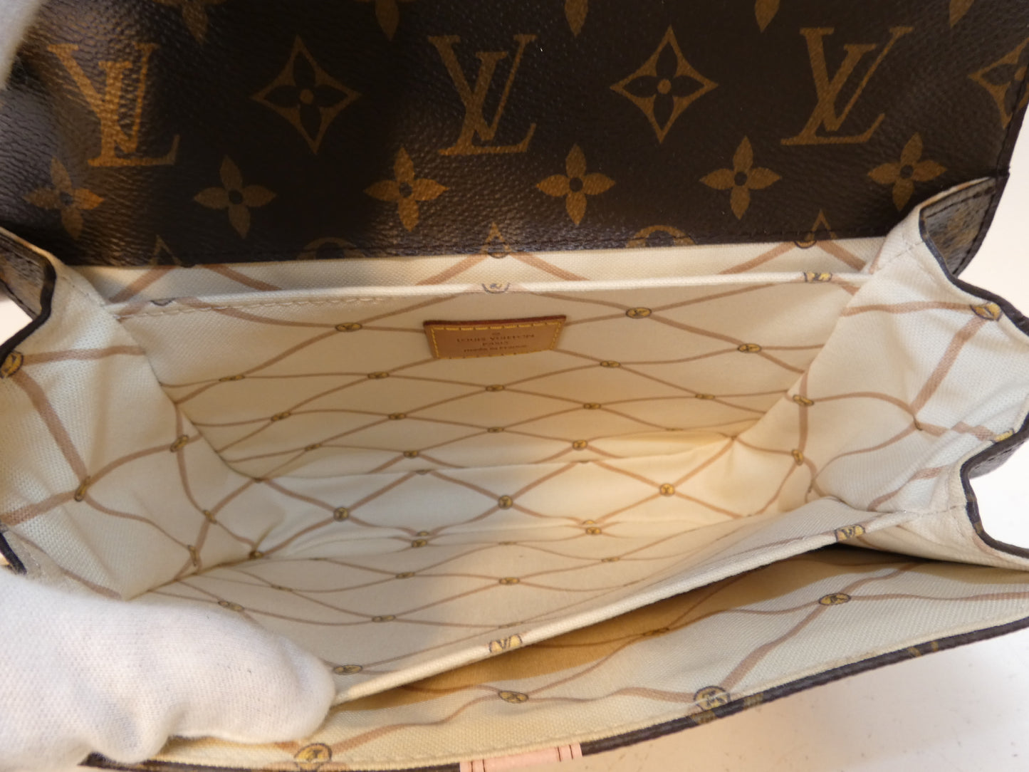 LOUIS VUITTON 2-way Summer Trunk Monogram Hand Shoulder Bag
