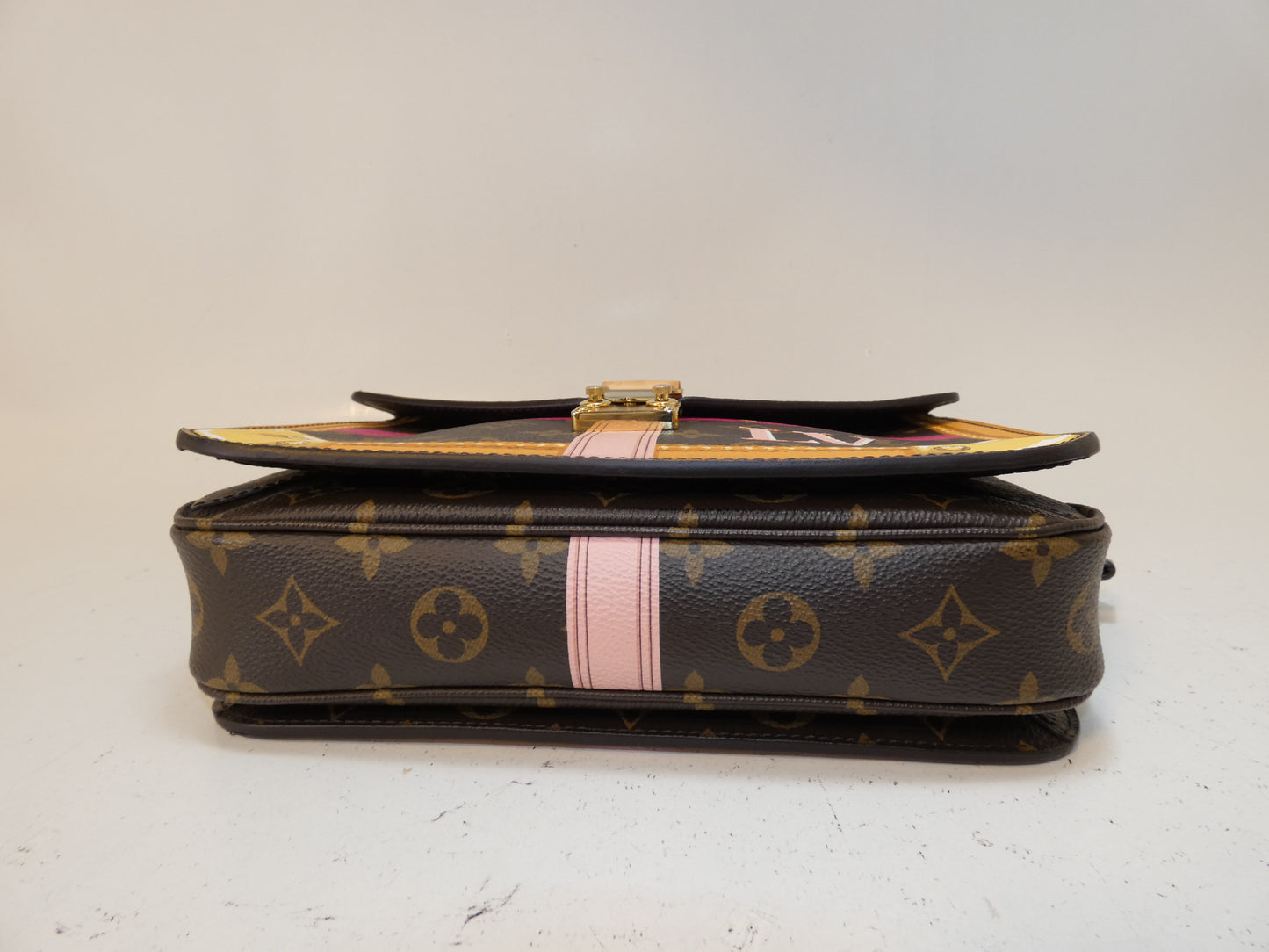 LOUIS VUITTON 2-way Summer Trunk Monogram Hand Shoulder Bag
