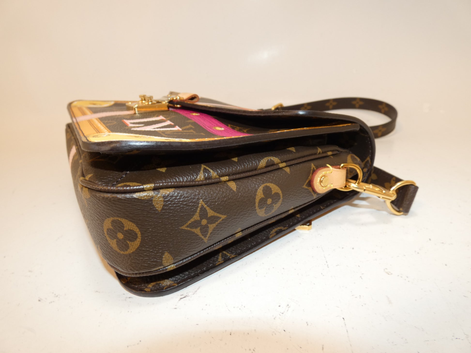 LOUIS VUITTON 2-way Summer Trunk Monogram Hand Shoulder Bag