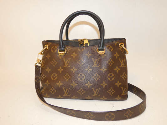 LOUIS VUITTON 2-way Pallas Monogram Noir Hand Shoulder Bag