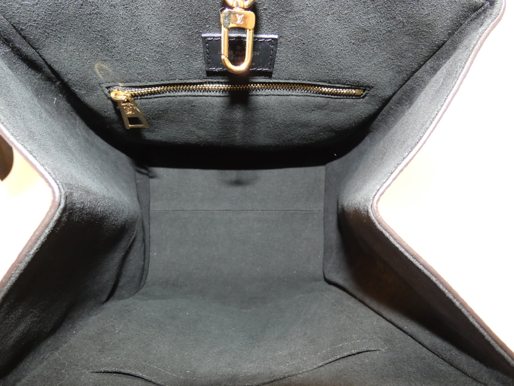 LOUIS VUITTON 2-way Fold Tote MM Monogram Hand Shoulder Bag