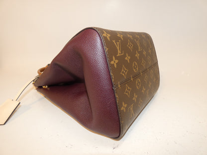 LOUIS VUITTON 2-way Fold Tote MM Monogram Hand Shoulder Bag