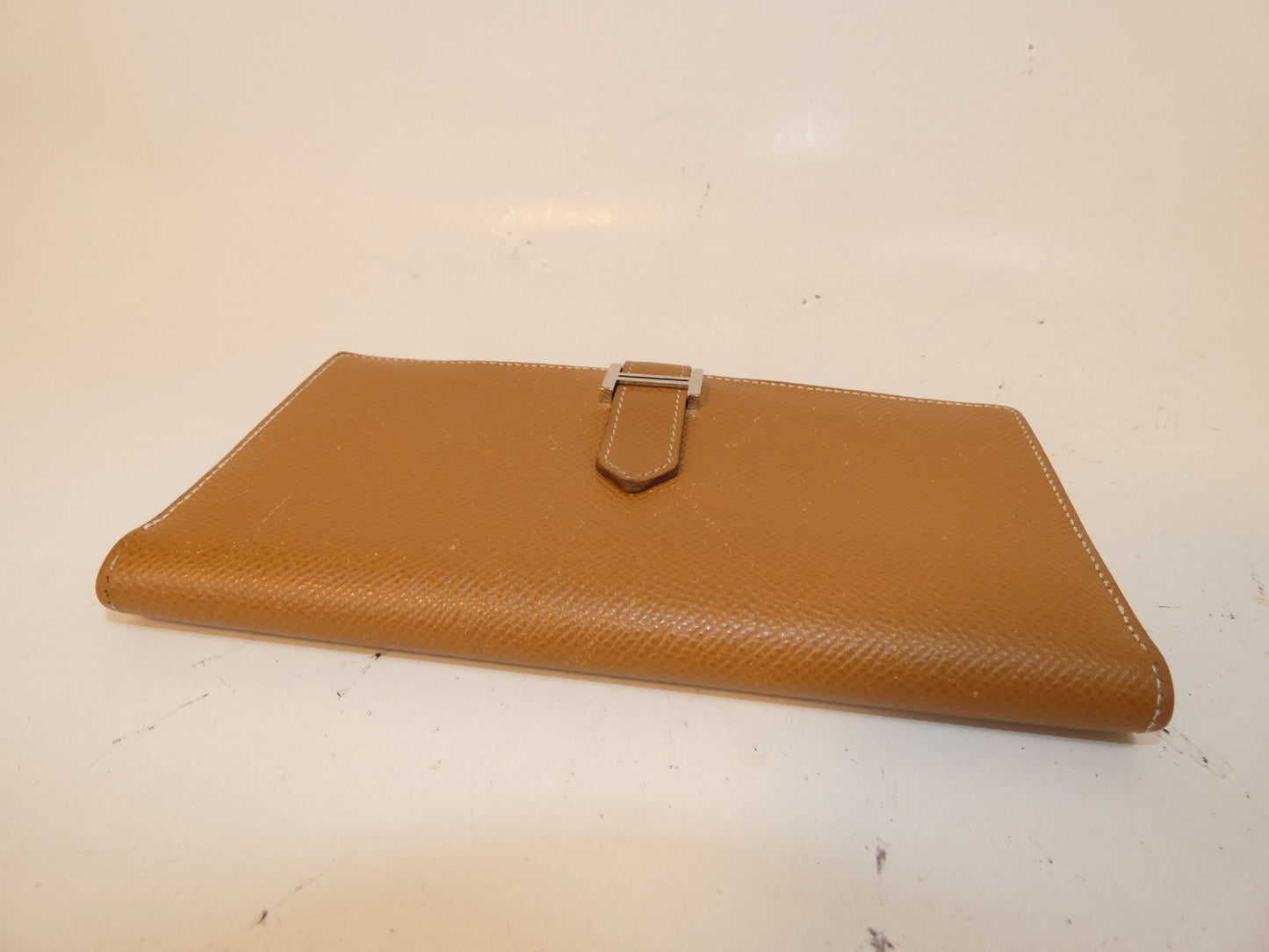HERMES Bearn soufflé Epson T engraved long wallet