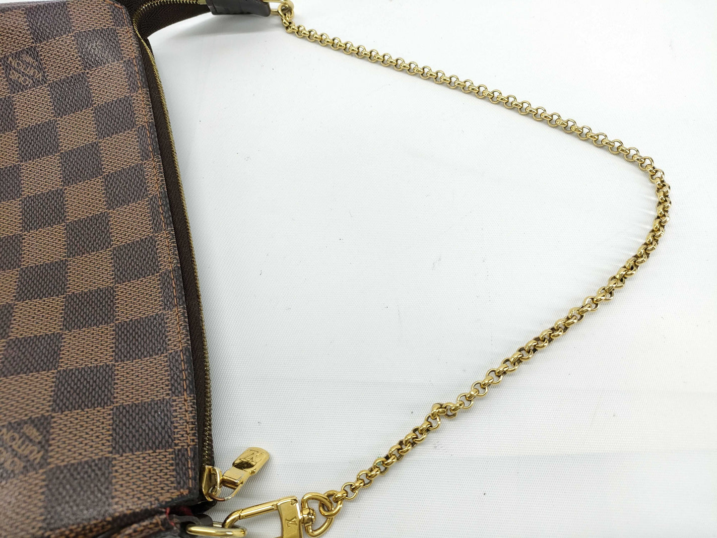 LOUIS VUITTON N55213 Damier Louis Vuitton Damier Eva 2-way Chain Shoulder Bag N55213 AA1110 Handbag